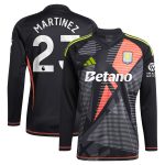 aston villa adidas goalkeeper shirt 2024-25 – long sleeve with martinez 23 printing – 202028938 Collection - Official Aston Villa Kits
