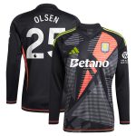 aston villa adidas goalkeeper shirt 2024-25 – long sleeve with olsen 25 printing – 202028939 Collection - Official Aston Villa Kits