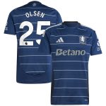 aston villa adidas goalkeeper shirt 2024-25 – long sleeve with olsen 25 printing – 202030975 Collection - Official Aston Villa Kits