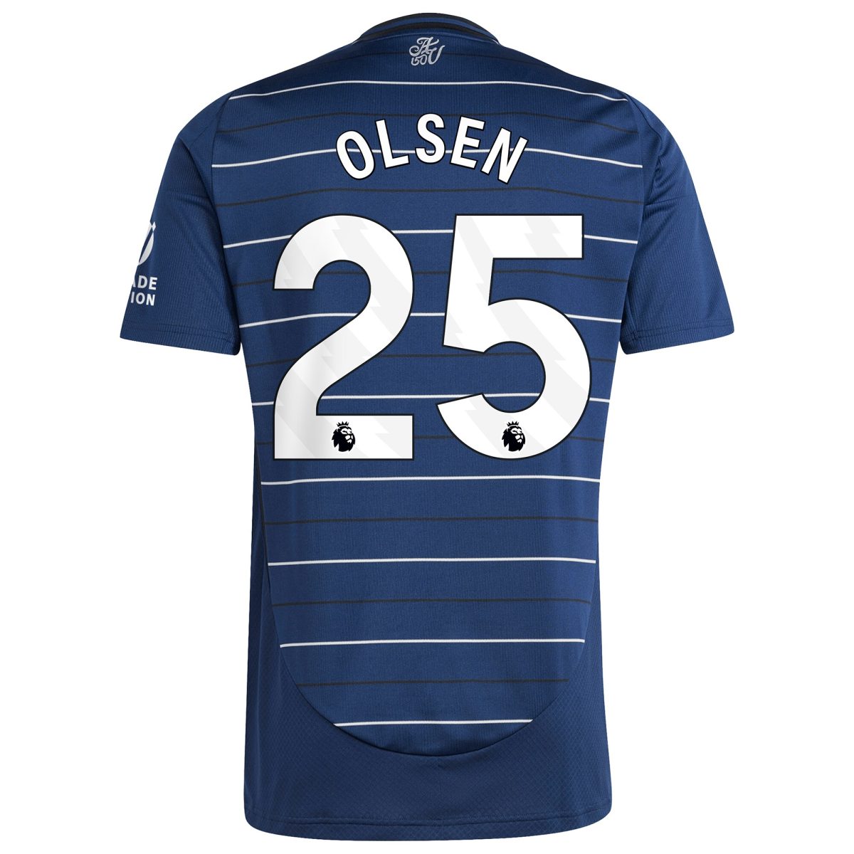 aston villa adidas goalkeeper shirt 2024-25 – long sleeve with olsen 25 printing – 202030975 Collection - Official Aston Villa Kits