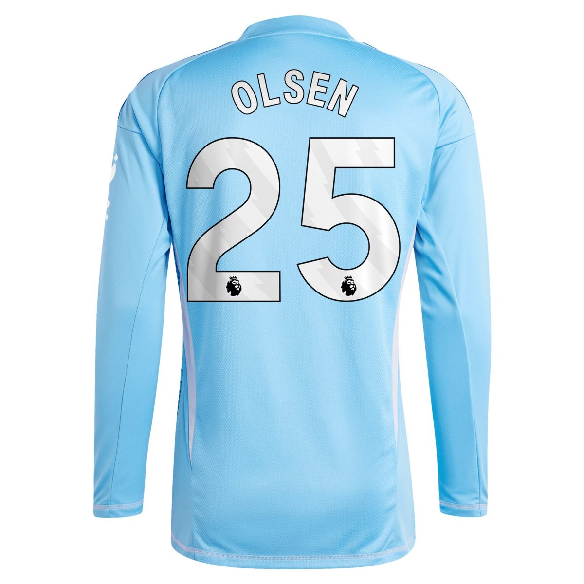 aston villa adidas goalkeeper shirt 2024-25 – long sleeve with olsen 25 printing – 202030976 Collection - Official Aston Villa Kits