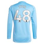 aston villa adidas goalkeeper shirt 2024-25 – long sleeve with zych 48 printing – 202153092 Collection - Official Aston Villa Kits