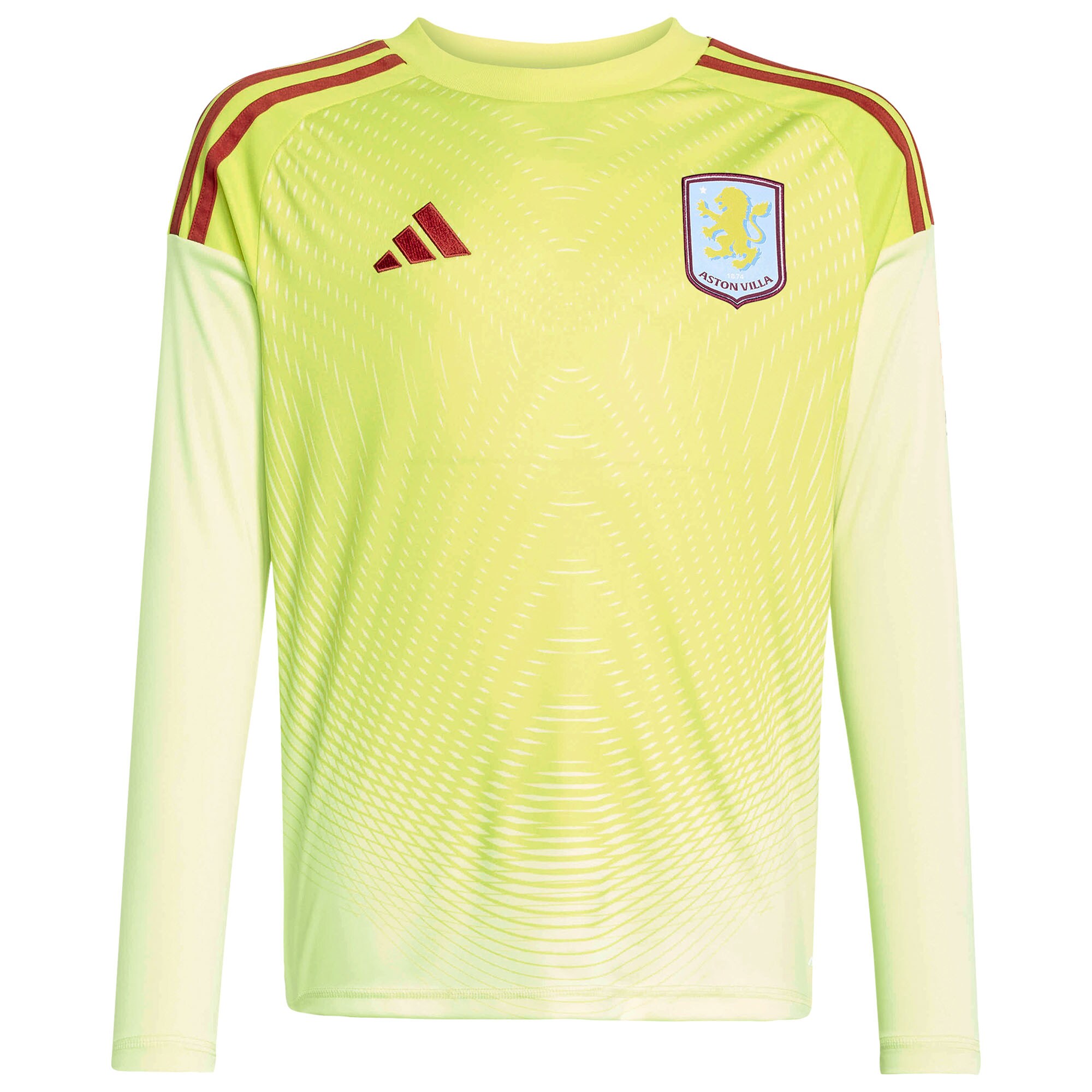 aston villa adidas goalkeeper shirt 2025-26 – long sleeve – kids with custom printing Collection - Official Aston Villa Kits