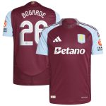 aston villa adidas home authentic shirt 2024-25 with bogarde 26 cup printing Collection - Official Aston Villa Kits