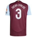 aston villa adidas home authentic shirt 2024-25 with diego carlos 3 cup printing Collection - Official Aston Villa Kits
