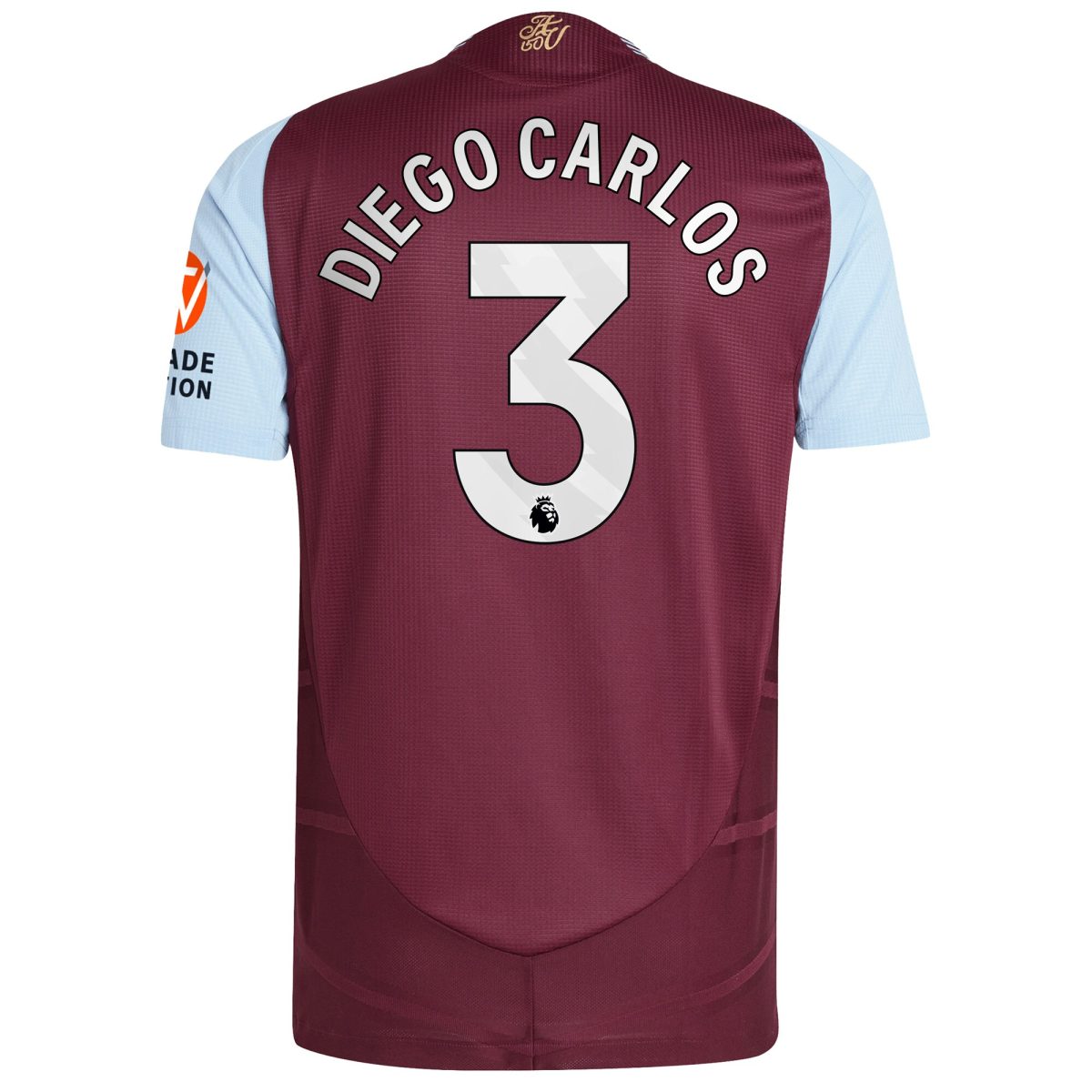 aston villa adidas home authentic shirt 2024-25 with diego carlos 3 printing Collection - Official Aston Villa Kits