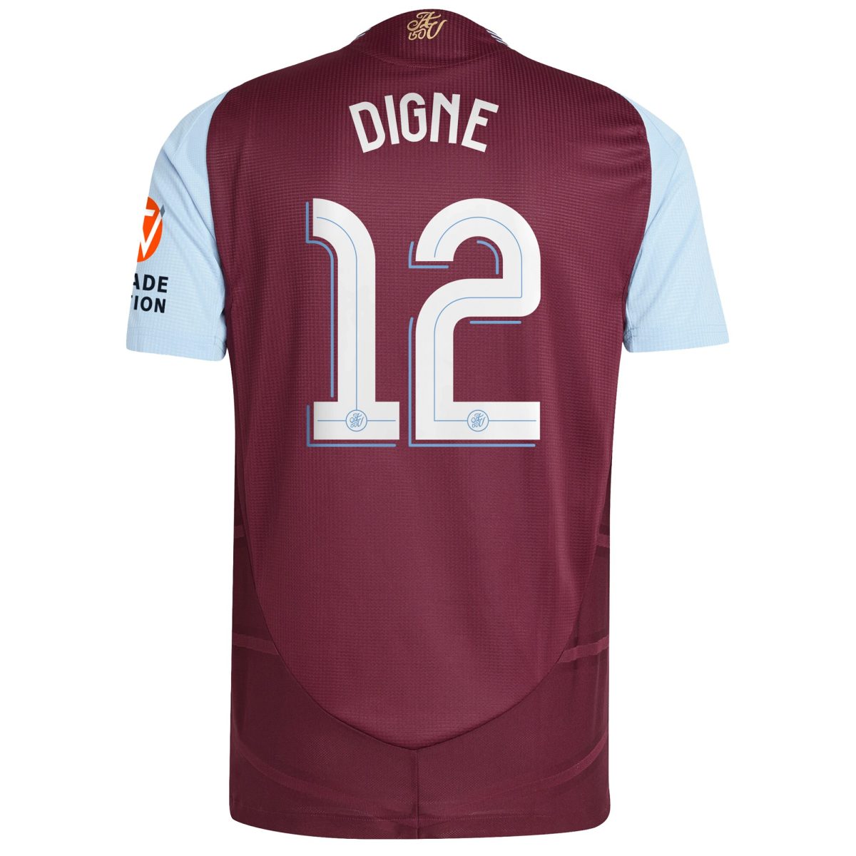 aston villa adidas home authentic shirt 2024-25 with digne 12 cup printing Collection - Official Aston Villa Kits