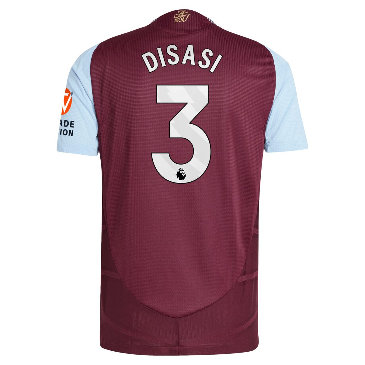 aston villa adidas home authentic shirt 2024-25 with disasi 3 printing Collection - Official Aston Villa Kits