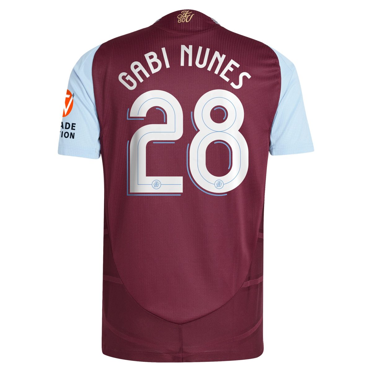 aston villa adidas home authentic shirt 2024-25 with gabi nunes 28 cup printing Collection - Official Aston Villa Kits