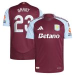 aston villa adidas home authentic shirt 2024-25 with grant 23 cup printing Collection - Official Aston Villa Kits