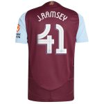 aston villa adidas home authentic shirt 2024-25 with j. ramsey 41 cup printing Collection - Official Aston Villa Kits