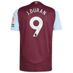 aston villa adidas home authentic shirt 2024-25 with j.duran 9 printing Collection - Official Aston Villa Kits