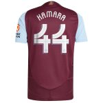 aston villa adidas home authentic shirt 2024-25 with kamara 44 cup printing Collection - Official Aston Villa Kits