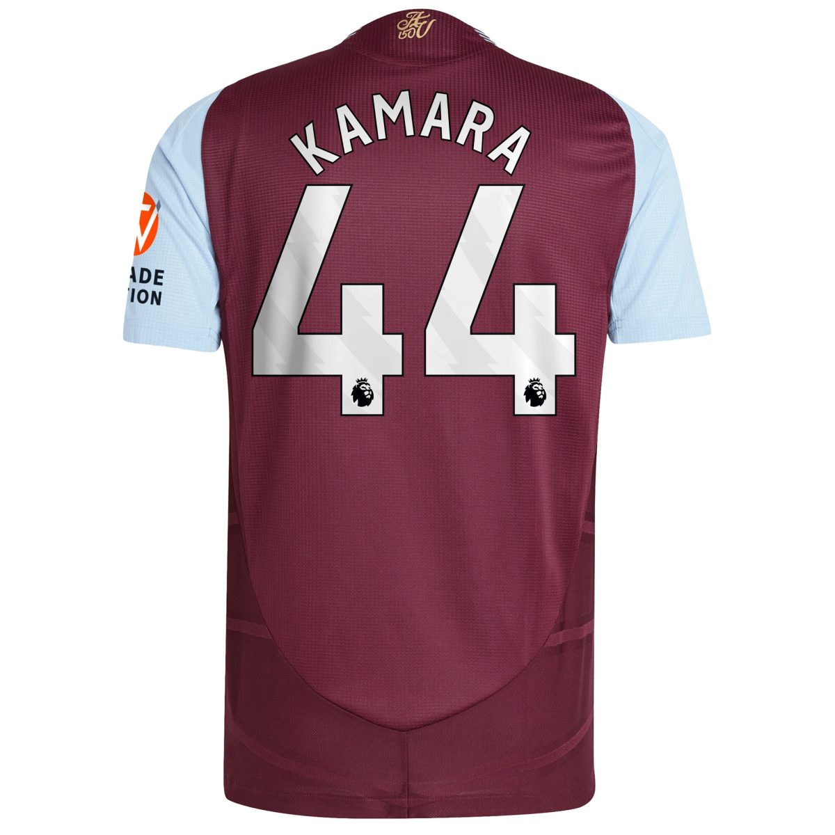 aston villa adidas home authentic shirt 2024-25 with kamara 44 printing Collection - Official Aston Villa Kits