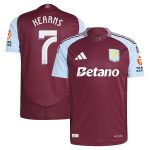 aston villa adidas home authentic shirt 2024-25 with kearns 7 cup printing Collection - Official Aston Villa Kits