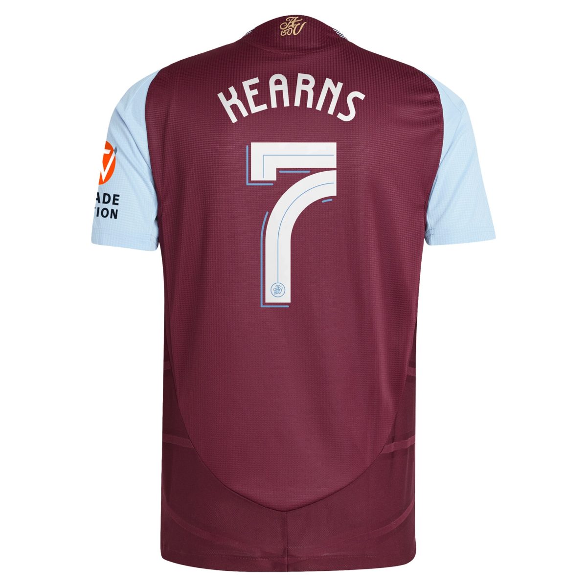 aston villa adidas home authentic shirt 2024-25 with kearns 7 cup printing Collection - Official Aston Villa Kits