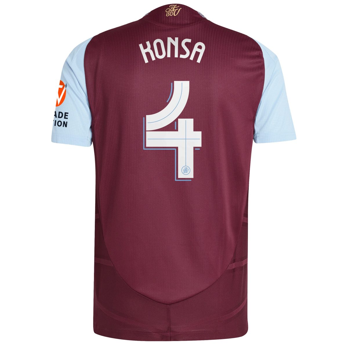aston villa adidas home authentic shirt 2024-25 with konsa 4 cup printing Collection - Official Aston Villa Kits