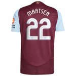 aston villa adidas home authentic shirt 2024-25 with maatsen 22 cup printing Collection - Official Aston Villa Kits