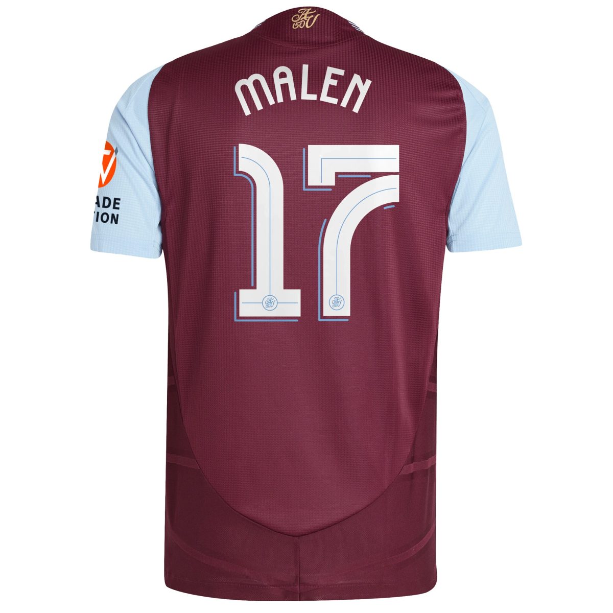 aston villa adidas home authentic shirt 2024-25 with malen 17 cup printing Collection - Official Aston Villa Kits