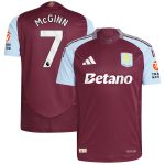 aston villa adidas home authentic shirt 2024-25 with mcginn 7 printing Collection - Official Aston Villa Kits