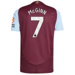 aston villa adidas home authentic shirt 2024-25 with mcginn 7 printing Collection - Official Aston Villa Kits