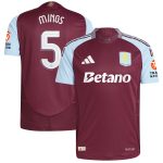 aston villa adidas home authentic shirt 2024-25 with mings 5 cup printing Collection - Official Aston Villa Kits