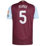 aston villa adidas home authentic shirt 2024-25 with mings 5 cup printing Collection - Official Aston Villa Kits