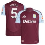 aston villa adidas home authentic shirt 2024-25 with mings 5 printing Collection - Official Aston Villa Kits