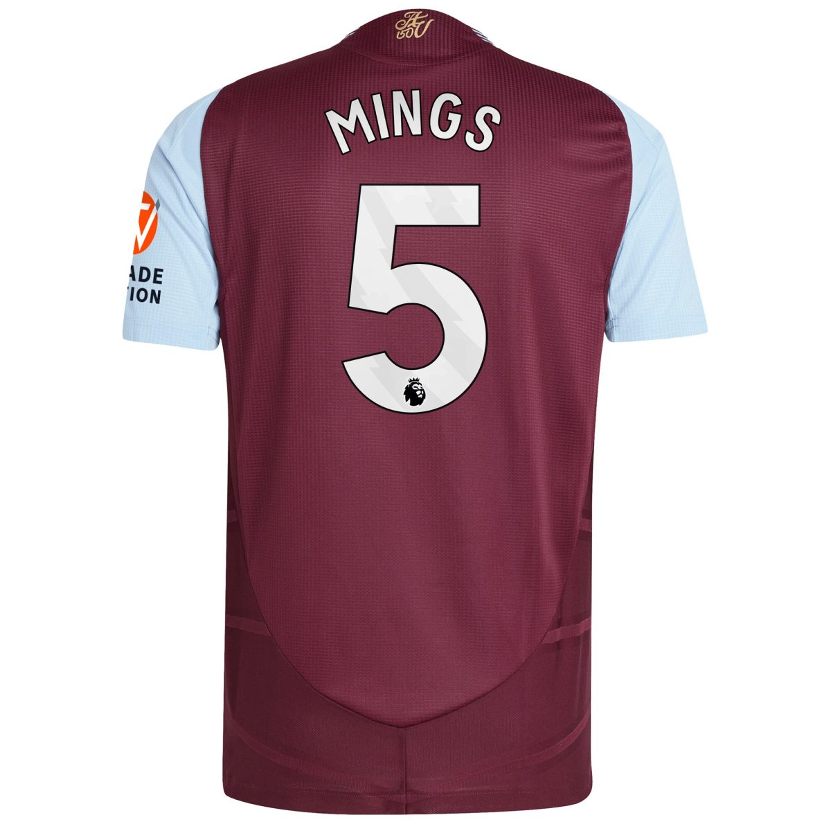 aston villa adidas home authentic shirt 2024-25 with mings 5 printing Collection - Official Aston Villa Kits