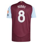 aston villa adidas home authentic shirt 2024-25 with nobbs 8 cup printing Collection - Official Aston Villa Kits