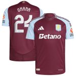 aston villa adidas home authentic shirt 2024-25 with onana 24 cup printing Collection - Official Aston Villa Kits