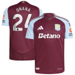 aston villa adidas home authentic shirt 2024-25 with onana 24 printing Collection - Official Aston Villa Kits