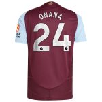 aston villa adidas home authentic shirt 2024-25 with onana 24 printing Collection - Official Aston Villa Kits