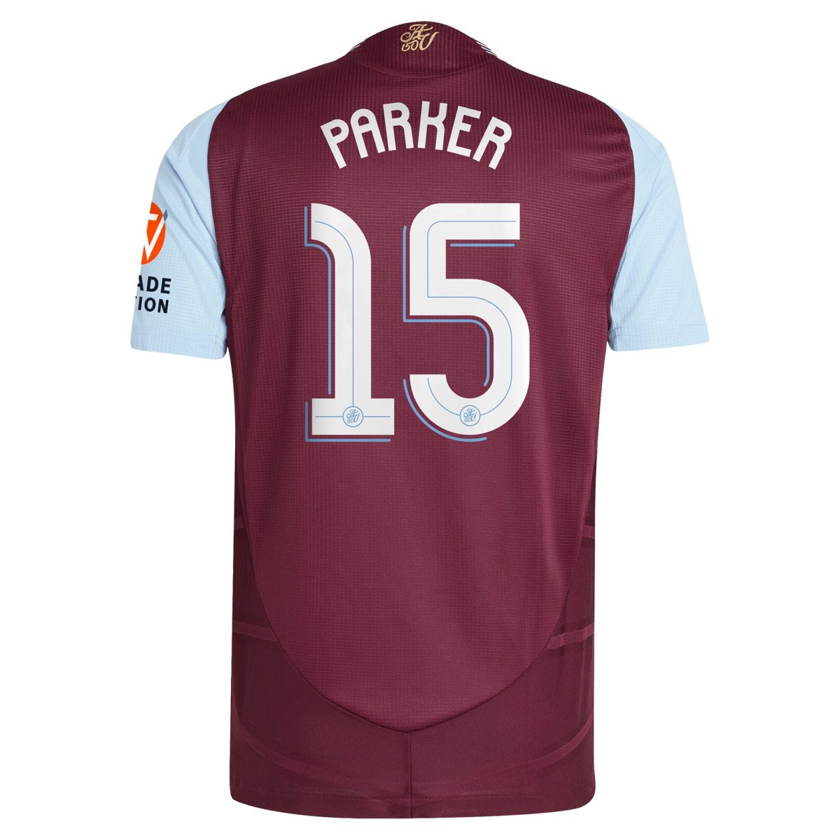 aston villa adidas home authentic shirt 2024-25 with parker 15 cup printing Collection - Official Aston Villa Kits