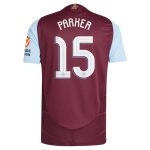 aston villa adidas home authentic shirt 2024-25 with parker 15 cup printing Collection - Official Aston Villa Kits