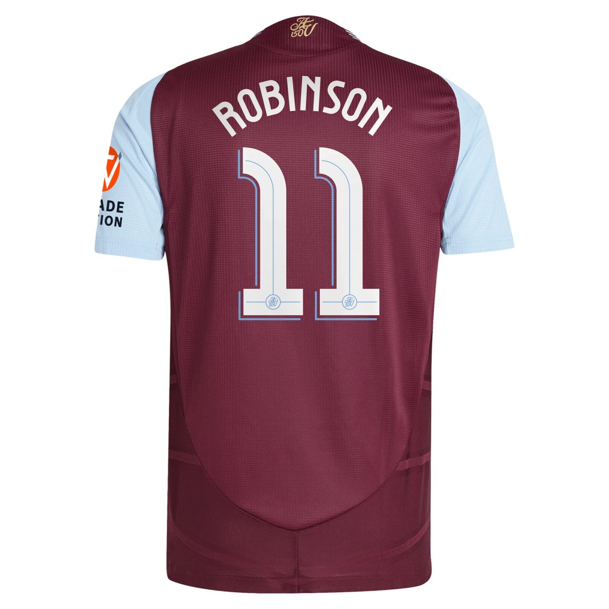 aston villa adidas home authentic shirt 2024-25 with robinson 11 cup printing Collection - Official Aston Villa Kits