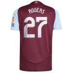aston villa adidas home authentic shirt 2024-25 with rogers 27 cup printing Collection - Official Aston Villa Kits