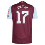 aston villa adidas home authentic shirt 2024-25 with salmon 17 cup printing Collection - Official Aston Villa Kits