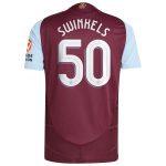 aston villa adidas home authentic shirt 2024-25 with swinkels 50 cup printing Collection - Official Aston Villa Kits