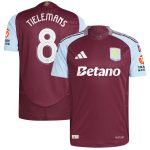 aston villa adidas home authentic shirt 2024-25 with tielemans 8 cup printing Collection - Official Aston Villa Kits