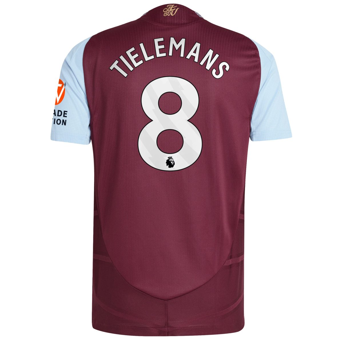 aston villa adidas home authentic shirt 2024-25 with tielemans 8 printing Collection - Official Aston Villa Kits