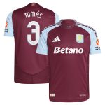 aston villa adidas home authentic shirt 2024-25 with tomás 3 cup printing Collection - Official Aston Villa Kits