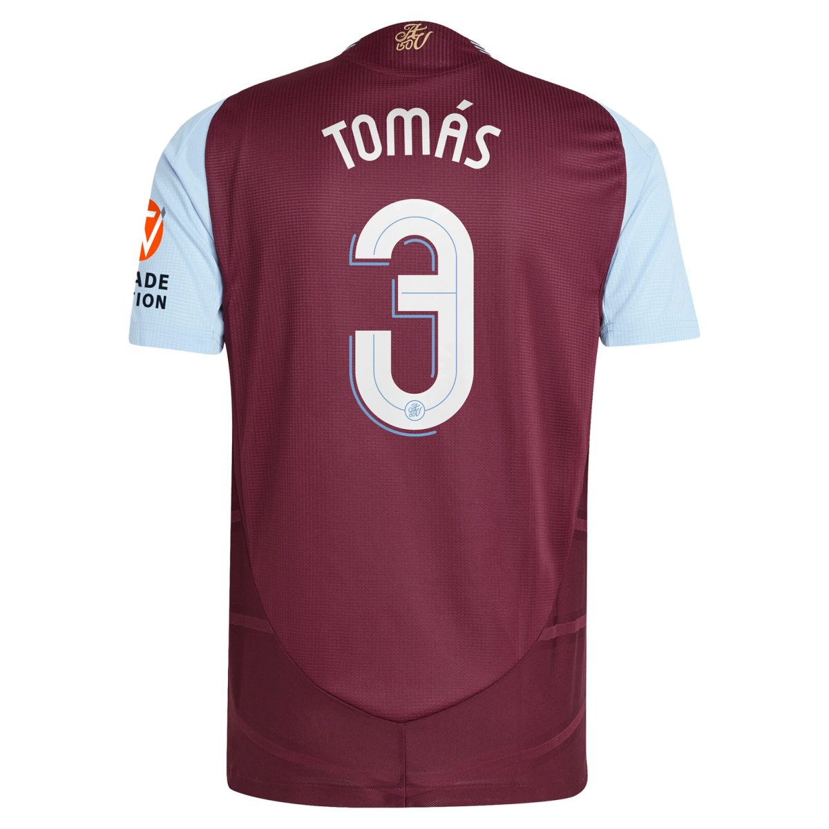 aston villa adidas home authentic shirt 2024-25 with tomás 3 cup printing Collection - Official Aston Villa Kits