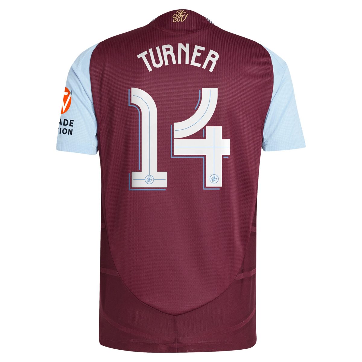 aston villa adidas home authentic shirt 2024-25 with turner 14 cup printing Collection - Official Aston Villa Kits