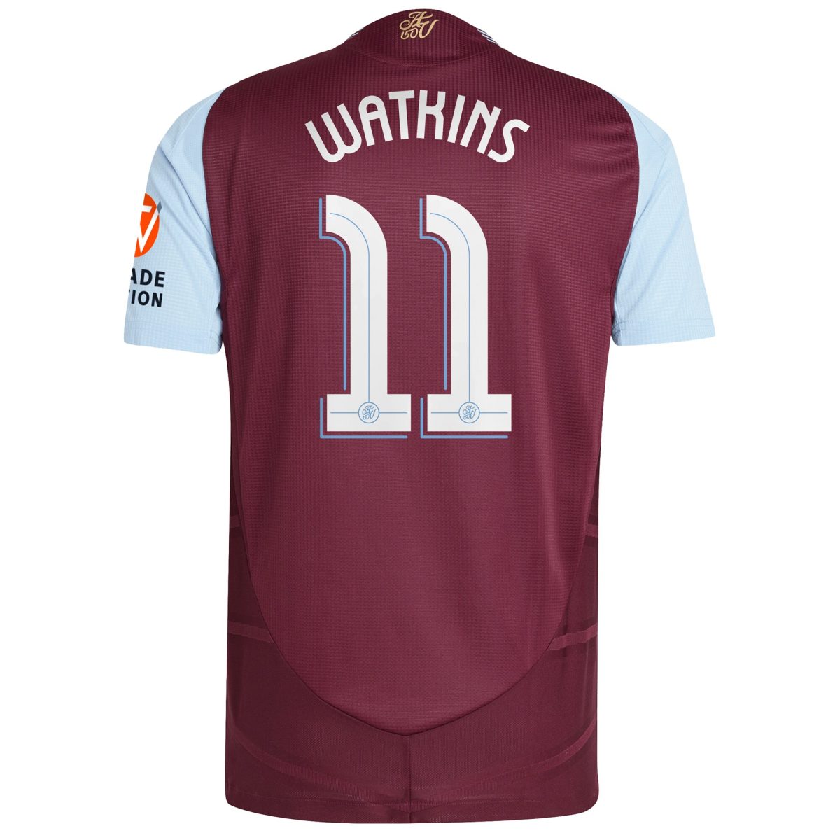 aston villa adidas home authentic shirt 2024-25 with watkins 11 cup printing Collection - Official Aston Villa Kits