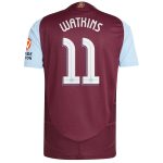 aston villa adidas home authentic shirt 2024-25 with watkins 11 cup printing Collection - Official Aston Villa Kits