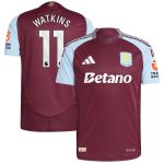 aston villa adidas home authentic shirt 2024-25 with watkins 11 printing Collection - Official Aston Villa Kits
