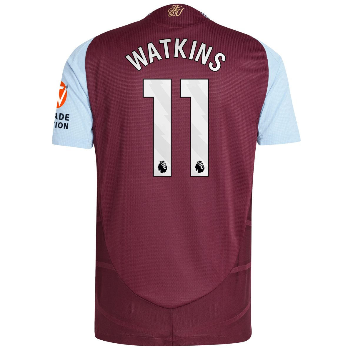 aston villa adidas home authentic shirt 2024-25 with watkins 11 printing Collection - Official Aston Villa Kits
