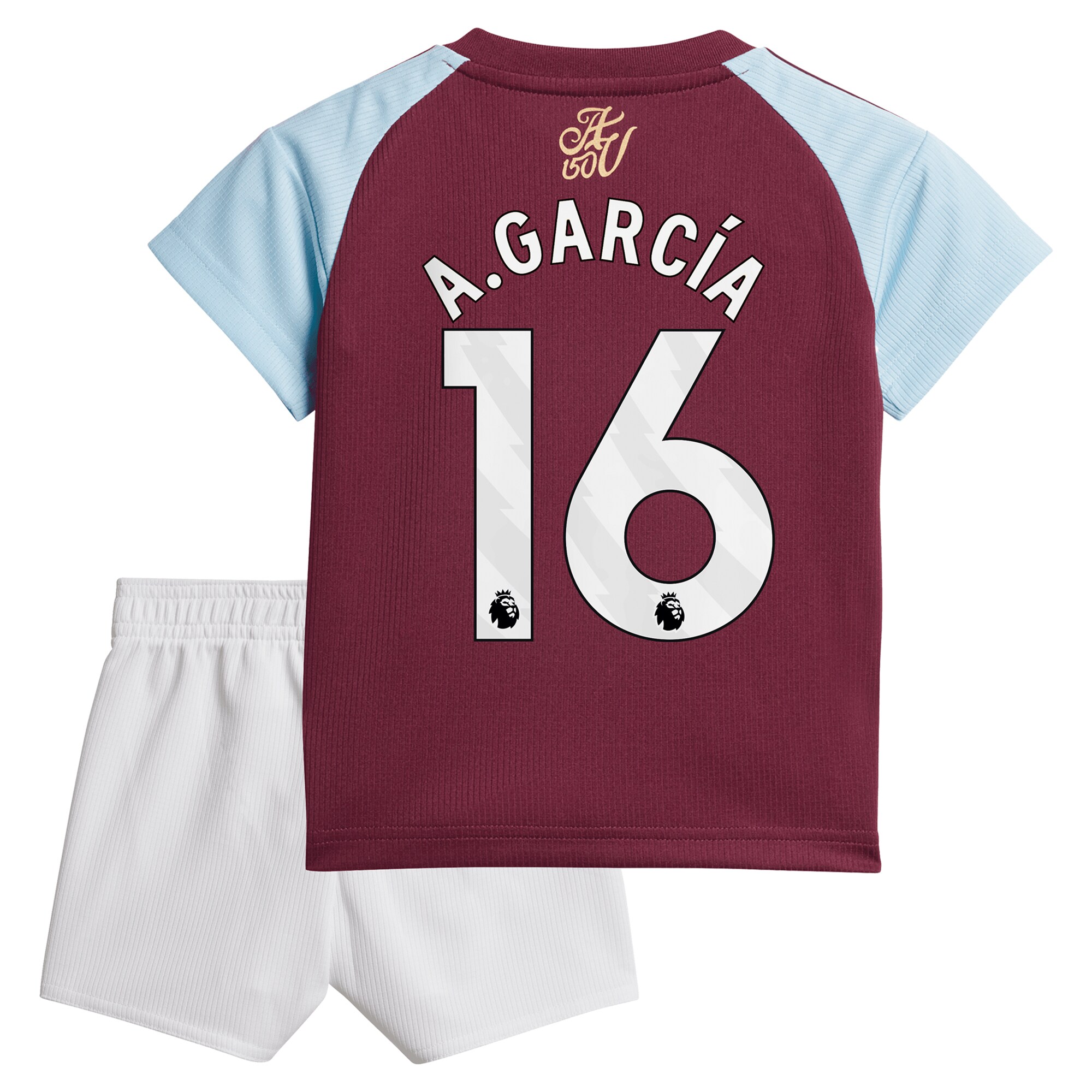 aston villa adidas home baby kit 2024-25 with a.garcía 16 printing Collection - Official Aston Villa Kits