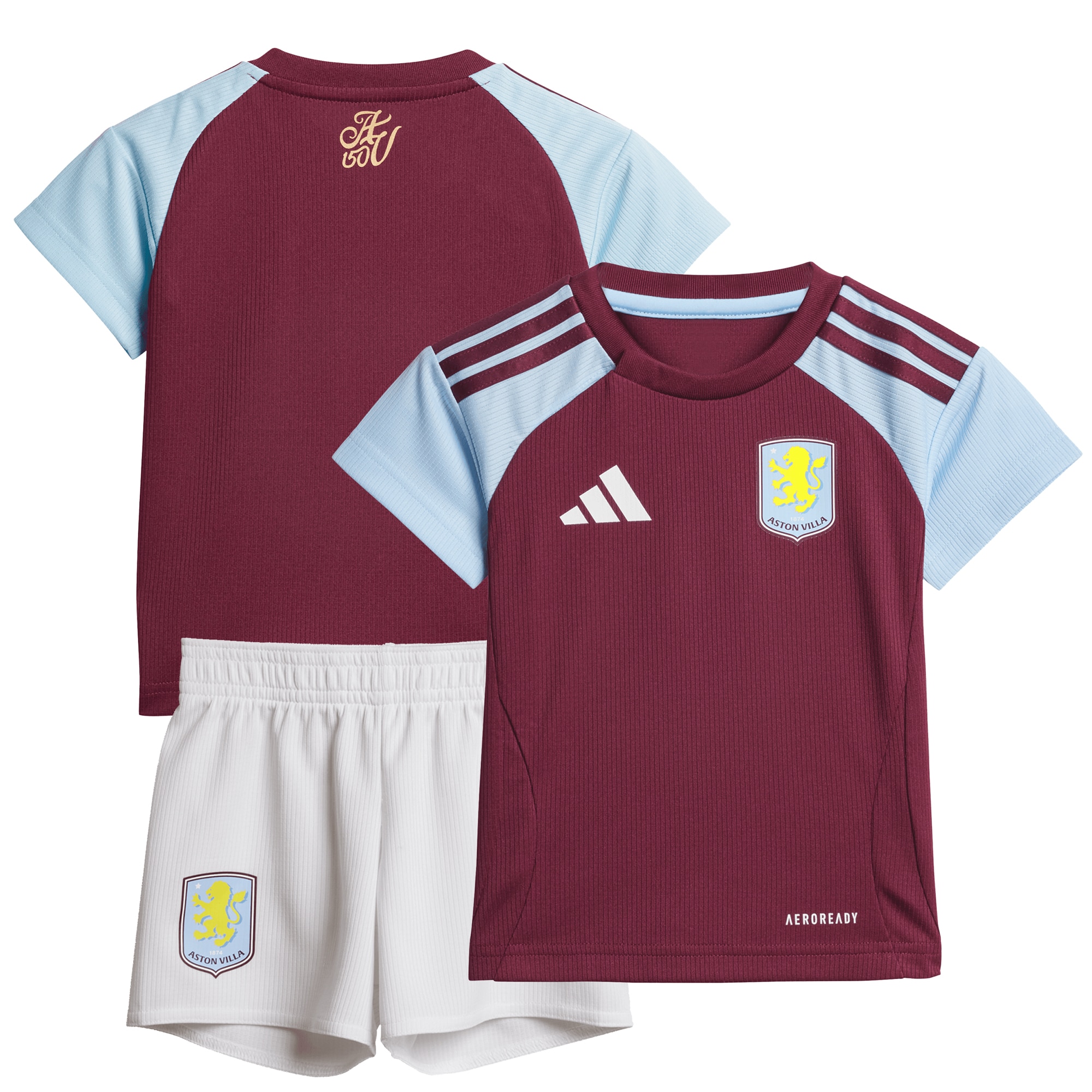 aston villa adidas home baby kit 2024-25 with custom printing Collection - Official Aston Villa Kits